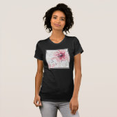 T-shirt Simplement aquarelle du rose | florale (Devant entier)