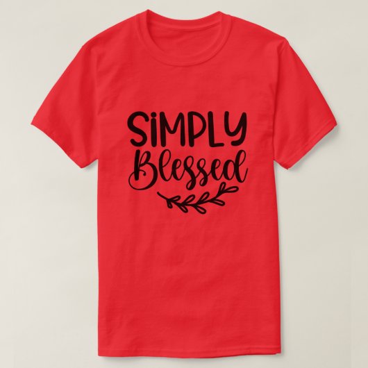 T-shirt Simplement béni (Design devant)