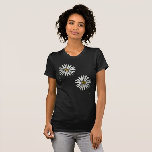 T-shirt Simplement des marguerites (Devant entier)