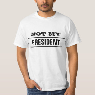 T-shirt Simplement dire + vos idées (PAS MON PRÉSIDENT)