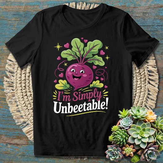 T-shirt Simplement drôle de jeu de mots sur la betterave p