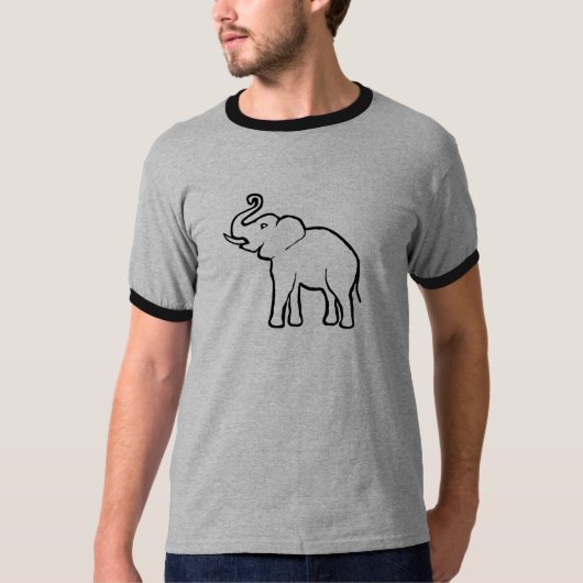 T-shirt Simplement éléphant (Devant)