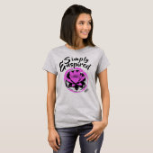 T-Shirt Simplement Enspiré Rose Water Lily (Devant entier)