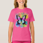 T-shirt Simplement Enspired Papillons Filles (Devant)