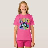 T-shirt Simplement Enspired Papillons Filles (Devant entier)