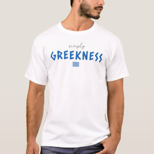 T-shirt Simplement Grécité Patriotique Grèce Hommes