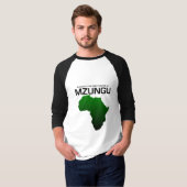 T-shirt simplement mzungu (Devant entier)