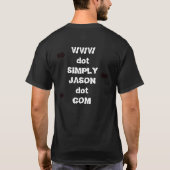 T-shirt "Simplement pièce en t de flèche de Jason " (Dos)