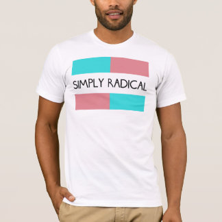 T-shirt simplement radical d'avant de drapeau