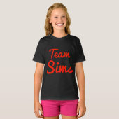 T-shirt Sims d'équipe (Devant entier)