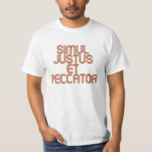 T-shirt Simul Justus et Peccator (Devant)