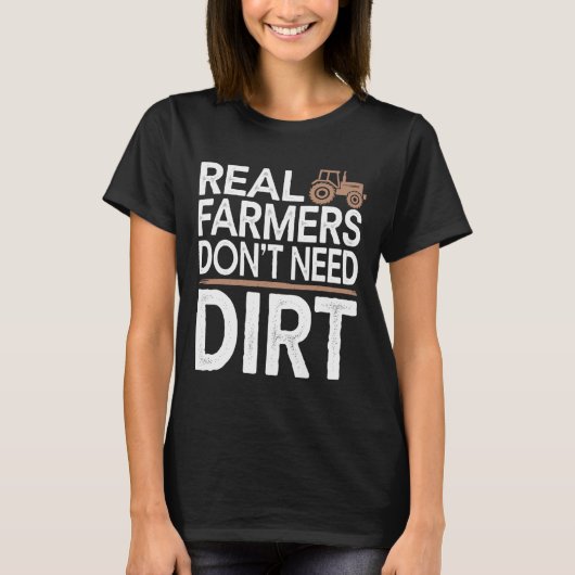 T-shirt Simulation d'agriculture Jeu de ferme virtuelle Fa (Devant)