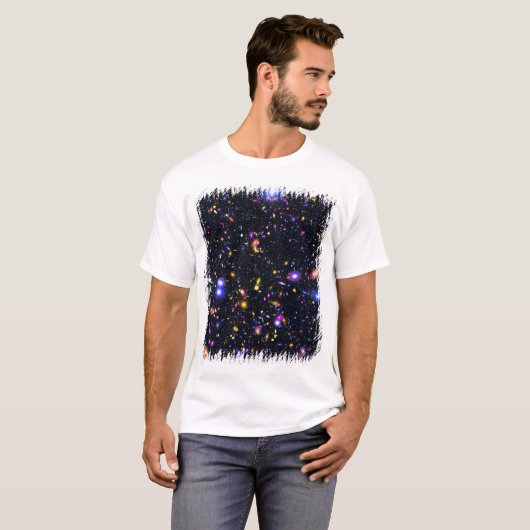 T-shirt Simulation du télescope spatial James Webb - Pop A (Devant entier)