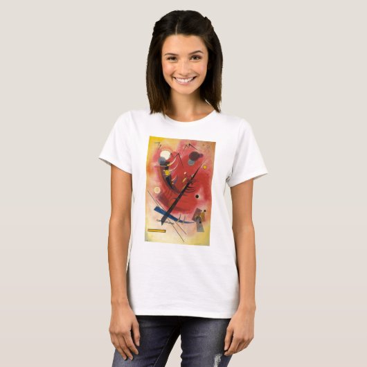 T-shirt Simulation interne peinture Abstraite (Devant entier)