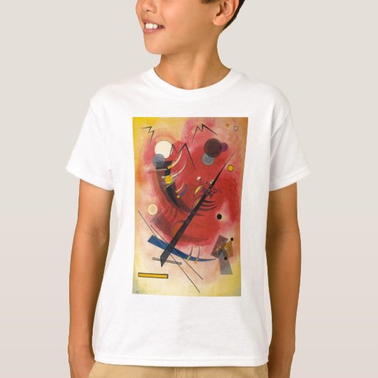 T-shirt Simulation interne peinture Abstraite (Devant)