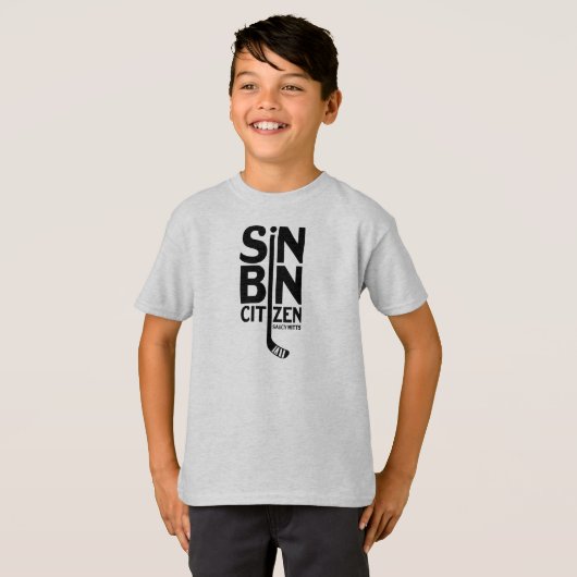 T-shirt Sin Bin Citizen Hockey (Devant entier)