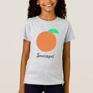T-Shirt Sinaasappel Orange Hollandais Fruit Fun Food Art