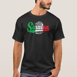 T-shirt Sinaloa Mexico Aguila Mexicana Colores Mexicanos 2
