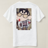 T-shirt Sinchan avec 🥤 rafraîchissante (Design dos)