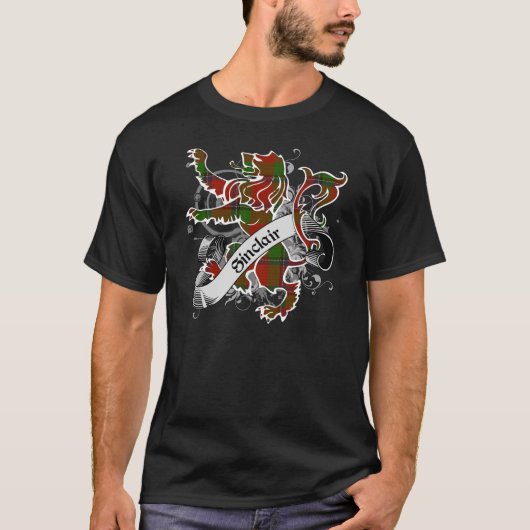 T-shirt Sinclair Tartan Lion (Devant)