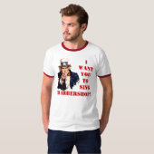 T-shirt Sing Barbershop (Devant entier)