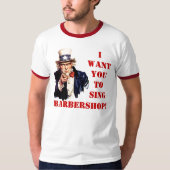 T-shirt Sing Barbershop (Devant)