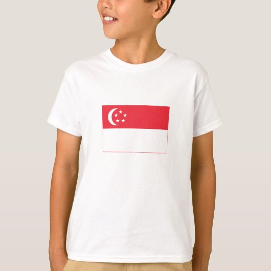 T-shirt Singapore Flag (Devant)