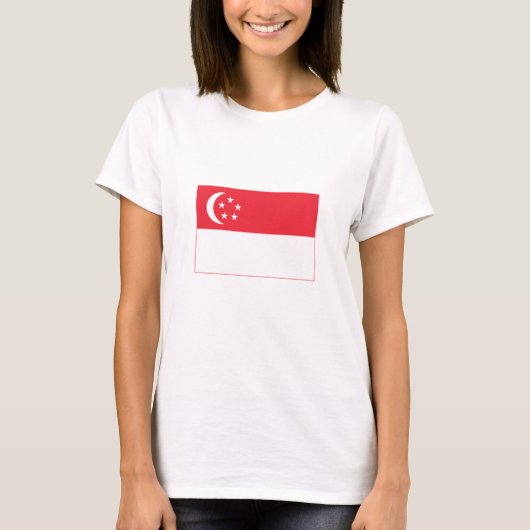T-shirt Singapore Flag (Devant)