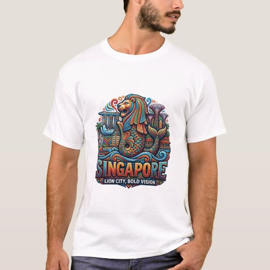 T-SHIRT SINGAPOUR (Devant)