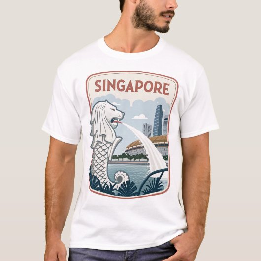 T-SHIRT SINGAPOUR (Devant)