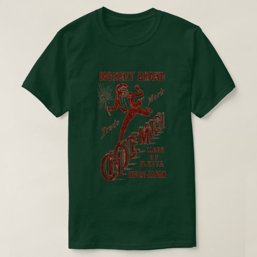 T-shirt Singe 1910 à Tuxedo (Design devant)