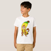 T-shirt Singe à la banane (Devant entier)