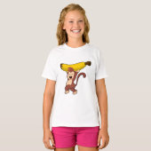 T-shirt Singe à la banane (Devant entier)