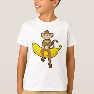 T-shirt Singe à la banane