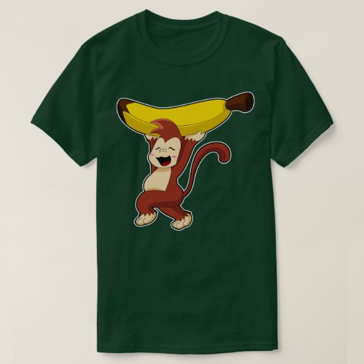 T-shirt Singe à la banane 9 (Design devant)