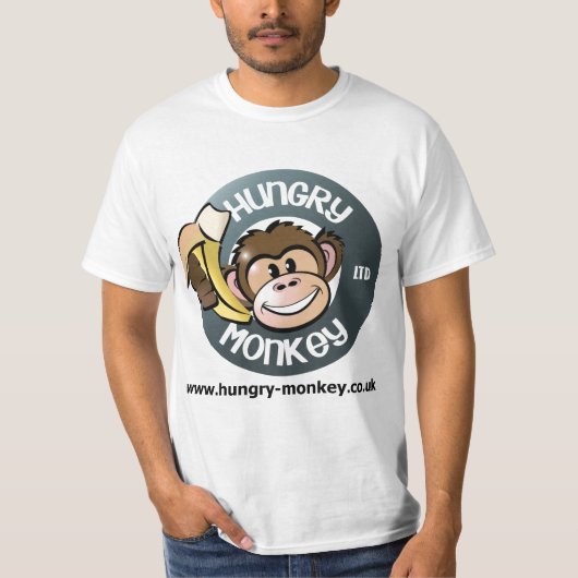 T-shirt Singe affamé (Devant)