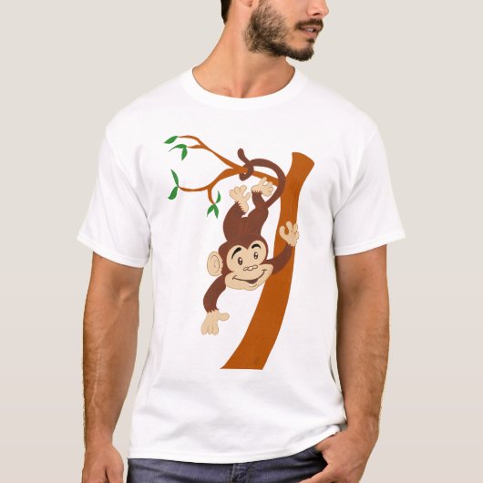 T-shirt Singe amical (Devant)