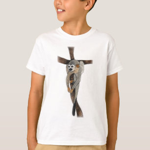 T-shirt singe araignée dessin au stylo