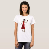 T-shirt Singe au vin (Devant entier)