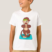 Singe au Yoga en position debout