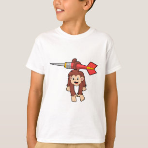 T-shirt Singe aux fléchettes avec fléchette