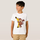 T-shirt Singe avec banane (1).PNG (Devant entier)