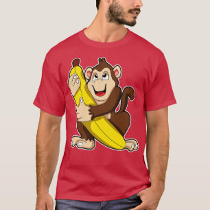 T-shirt Singe avec banane 5