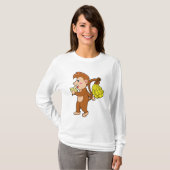 T-shirt Singe avec bananes (Devant entier)