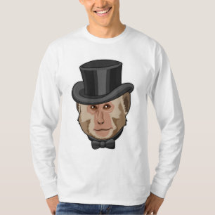T-shirt Singe avec Cylindre