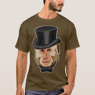 T-shirt Singe avec Cylindre
