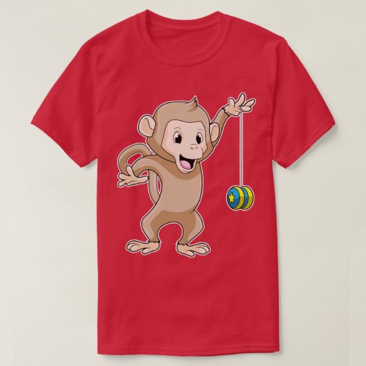 T-shirt Singe avec Yoyo (Design devant)