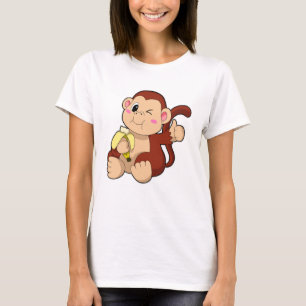 T-shirt Singe bébé avec banane