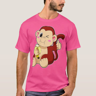 T-shirt Singe bébé avec banane