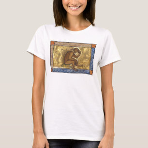 T-shirt Singe bestiaire médiéval c. 1270